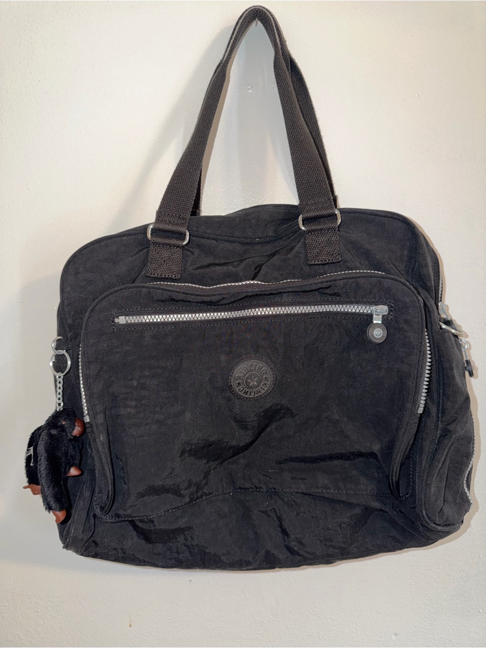Kipling Black Alanna Diaper Bag